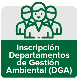 Boton Inscripción Departamentos de Gestión Ambiental (DGA)