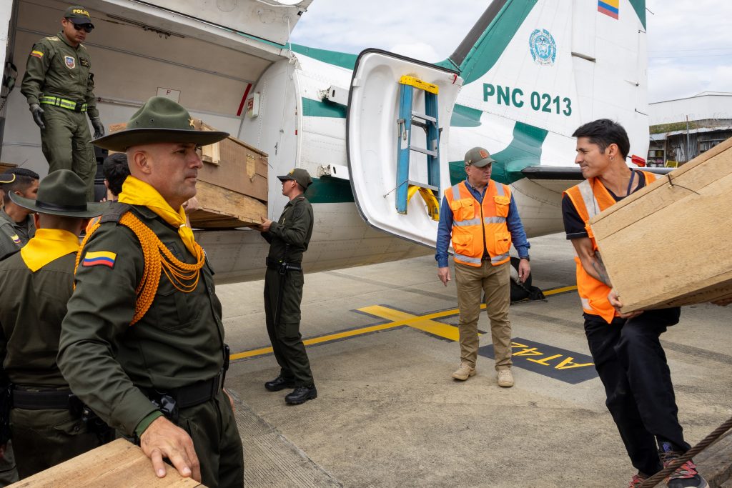 Operación Arca de Noé Cartagena trasladó más de 180 animales hacia el Caribe colombiano para su rehabilitación y liberación