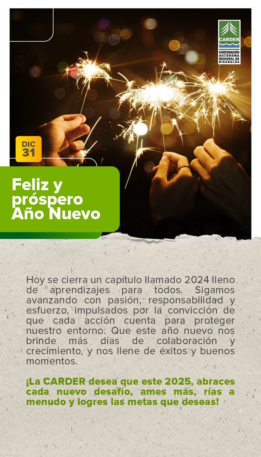 Feliz año nuevo