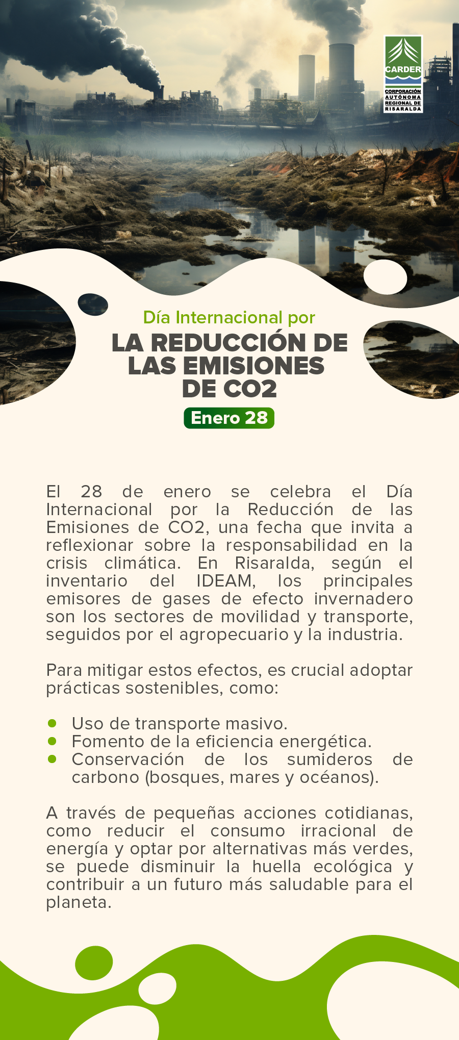 Día Internacional de la Reducción de las Emisiones de CO2