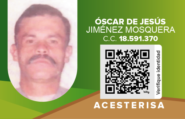 25. Oscar de Jesus Jimenez Mosquera